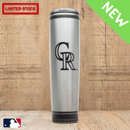 Colorado Rockies Metal Dugout Mug | Stainless Steel Baseball Bat Mug