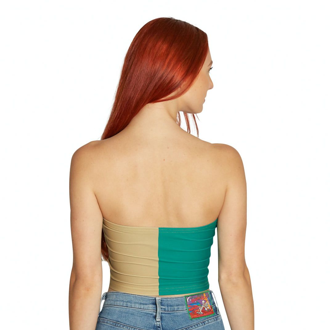 Colorado State Two Tone Tube Top