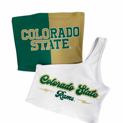 Colorado State Two Tone Tube Top