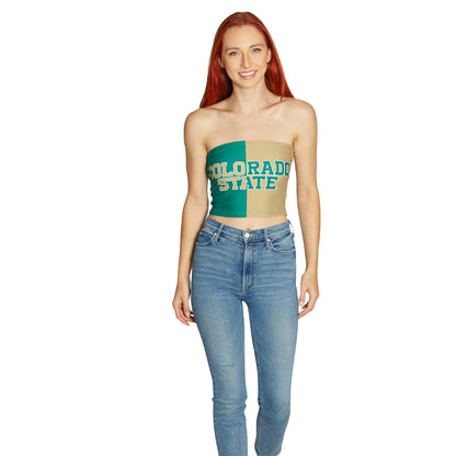 Colorado State Two Tone Tube Top