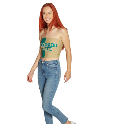 Colorado State Two Tone Tube Top