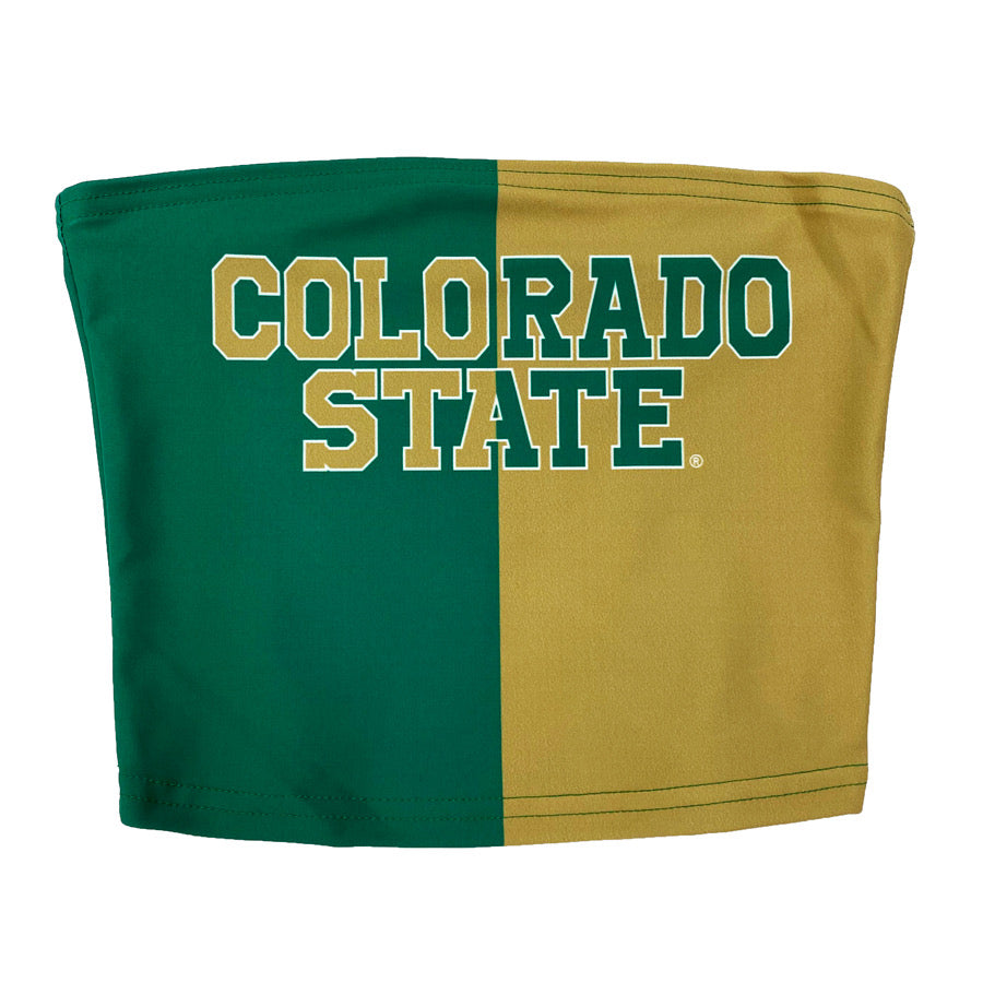 Colorado State Two Tone Tube Top