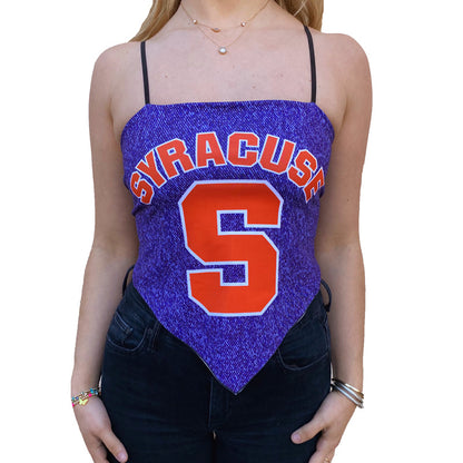 Syracuse Denim Bandana Top