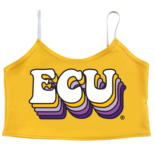 ECU Pirates Yellow Spaghetti Tank