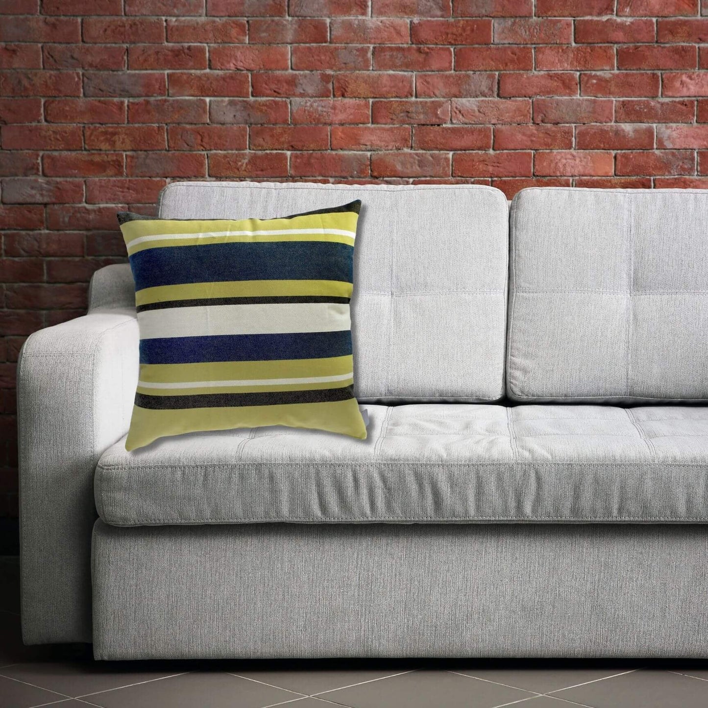 Georgia Tech Colors Striped Pillow Cover | GA TECH PILLOW