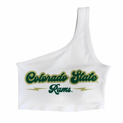 Colorado State One Shoulder Top