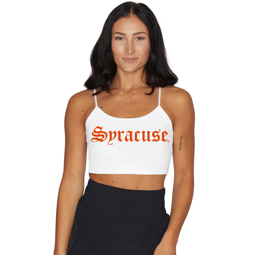 Syracuse Old English Spaghetti Strap Tank