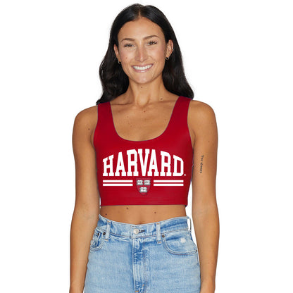 Harvard Crimson Crop Tank Top
