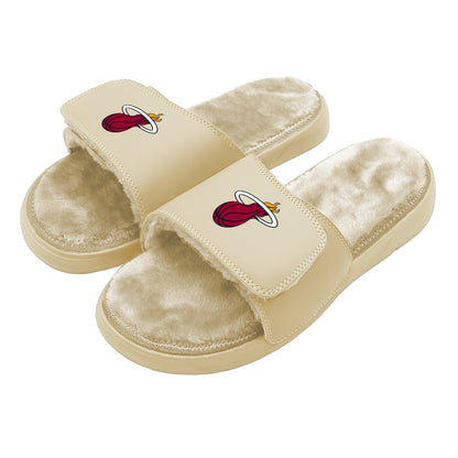 Miami Heat Primary Fur Slides
