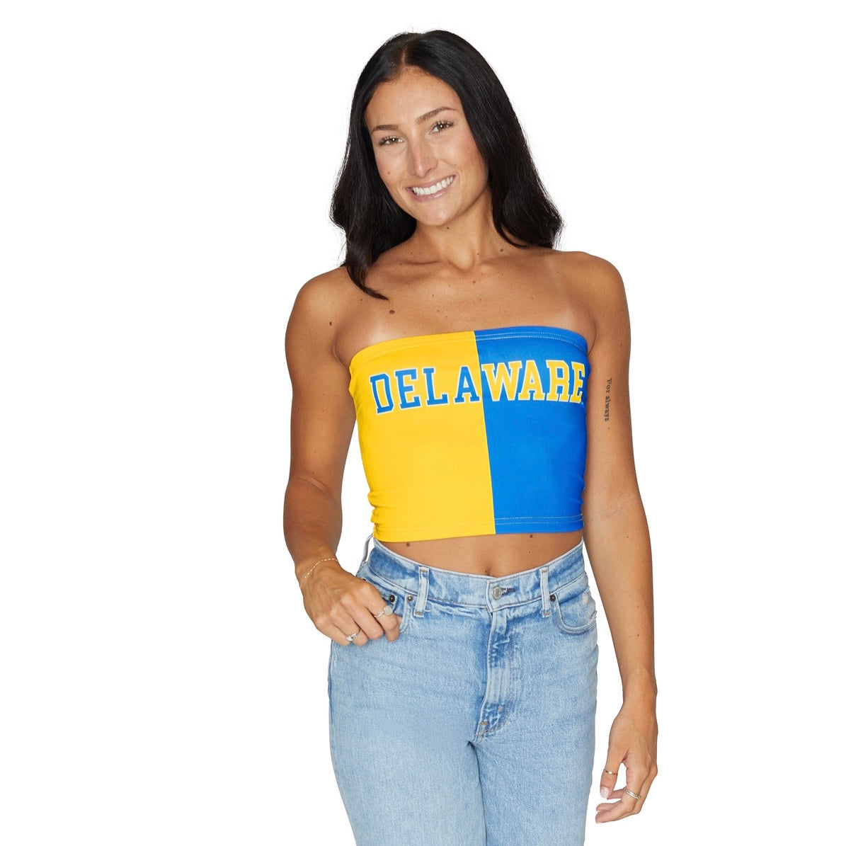 Delaware Two Tone Tube Top