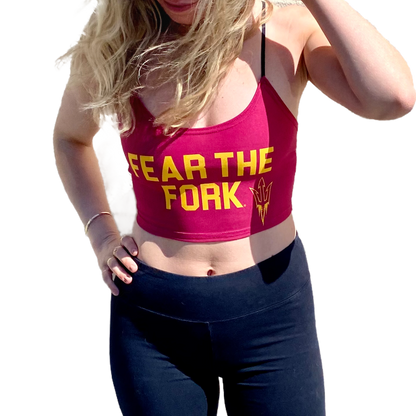 Arizona State ASU Fear The Fork Spaghetti Tank