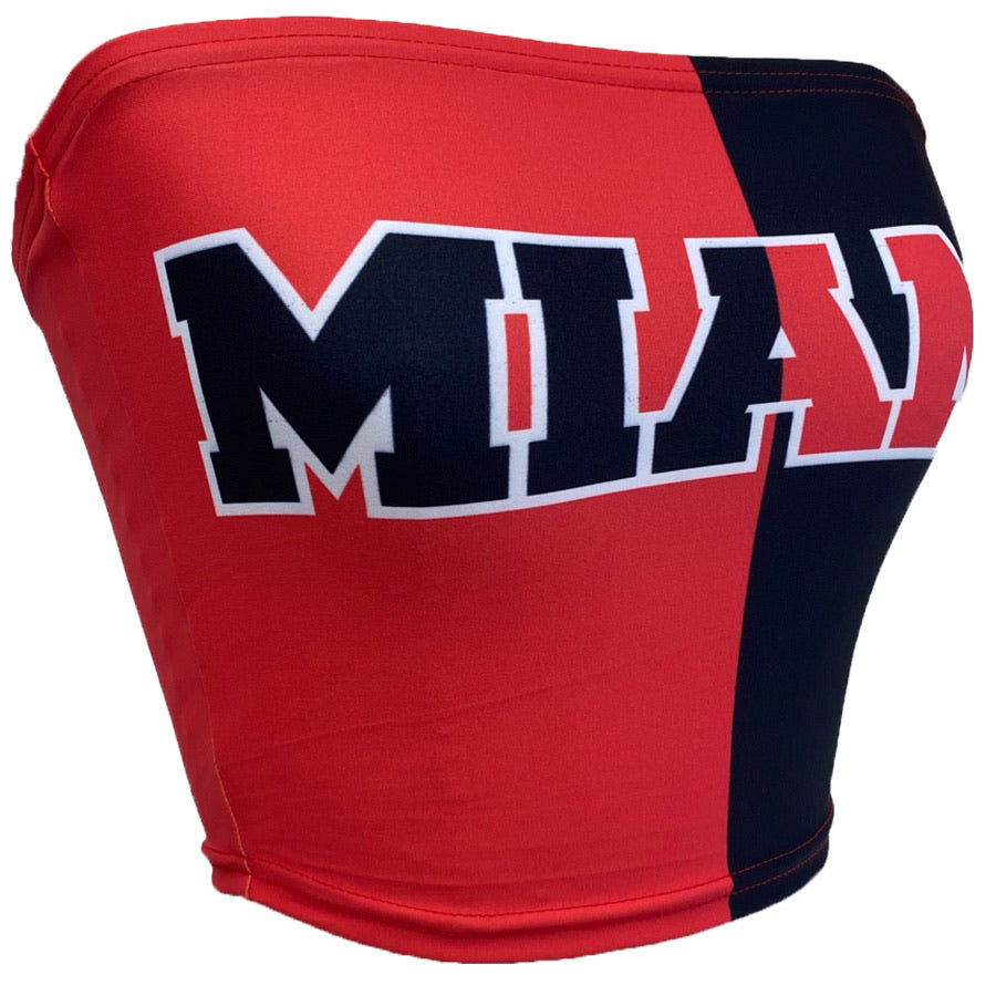 Miami University Two Tone Tube Top
