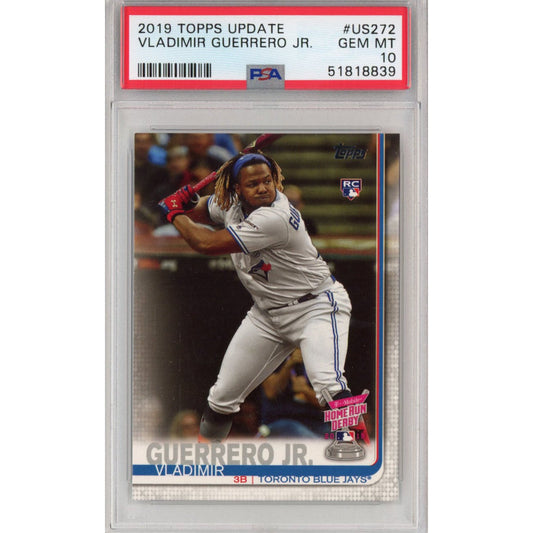 Graded 2019 Topps Update Vladimir Vlad Guerrero Jr. #US272 Rookie RC Baseball Card PSA 10 Gem Mint