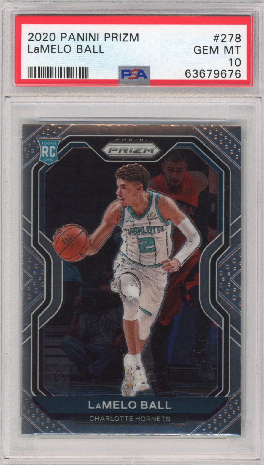 Graded 2020-21 Panini Prizm LaMelo Ball #278 Rookie RC Basketball Card PSA 10 Gem Mint