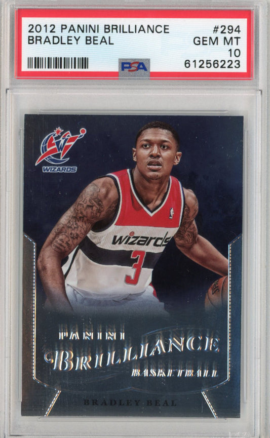 Graded 2012-13 Panini Brilliance Bradley Beal #294 Rookie RC Basketball Card PSA 10 Gem Mint
