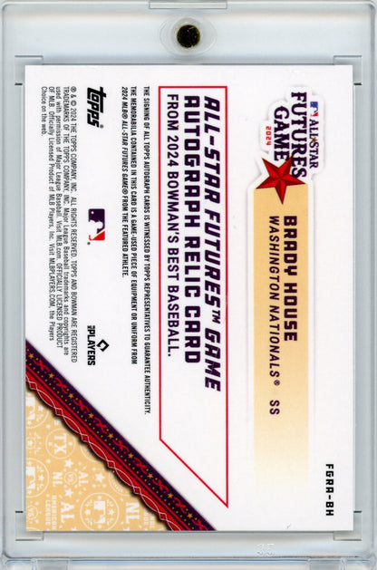 2024 Topps Bowmans Best Brady House #FGRA-BH Futures Game Auto #/500 Rookie RC Baseball Card