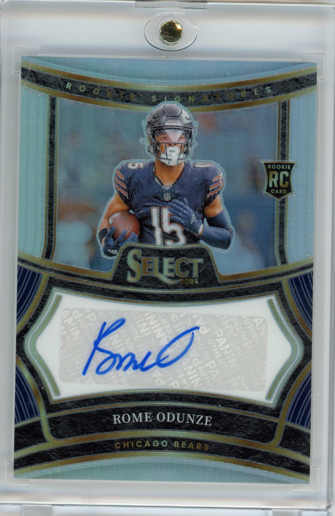 2024 Panini Select Rome Odunze #RSPROE Prizm /399 Rookie RC Football Card
