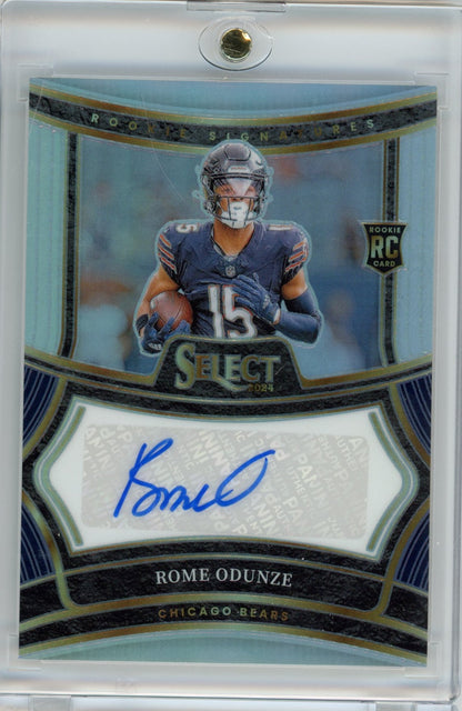 2024 Panini Select Rome Odunze #RSPROE Prizm /399 Rookie RC Football Card