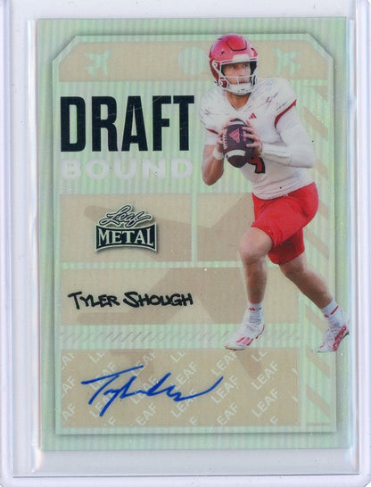 2025 Leaf Metal Tyler Shough #DBATS1 Draft Bound Silver /25 Rookie RC Football Card