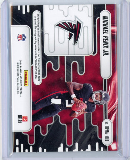 2024 Panini Absolute Michael Penix Jr #RPMA-MPJ RPA Auto #/299 Rookie RC Football Card