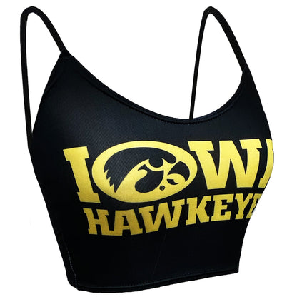 Iowa Hawkeyes Black Spaghetti Tank