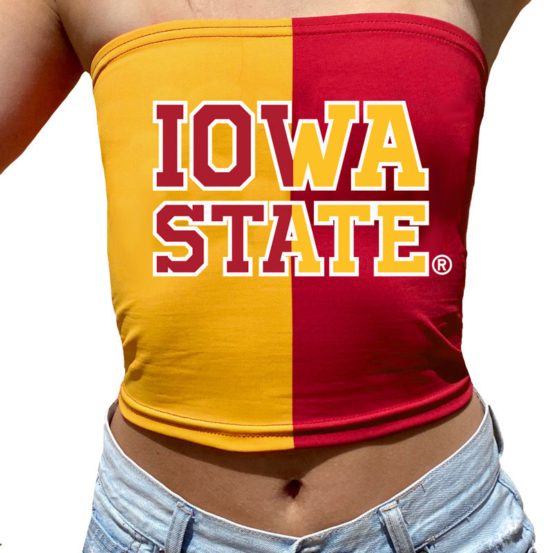 Iowa State Cyclones Two Tone Tube Top