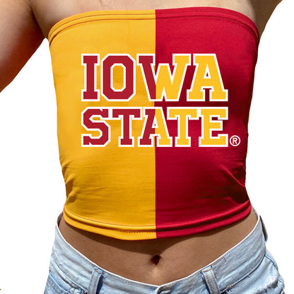 Iowa State Cyclones Two Tone Tube Top