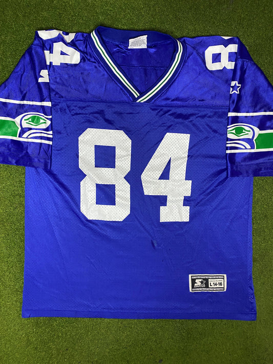 1995-1999 Seattle Seahawks - Joey Galloway #84 - Starter - Vintage NFL Jersey (Youth Large) Gametime Vintage