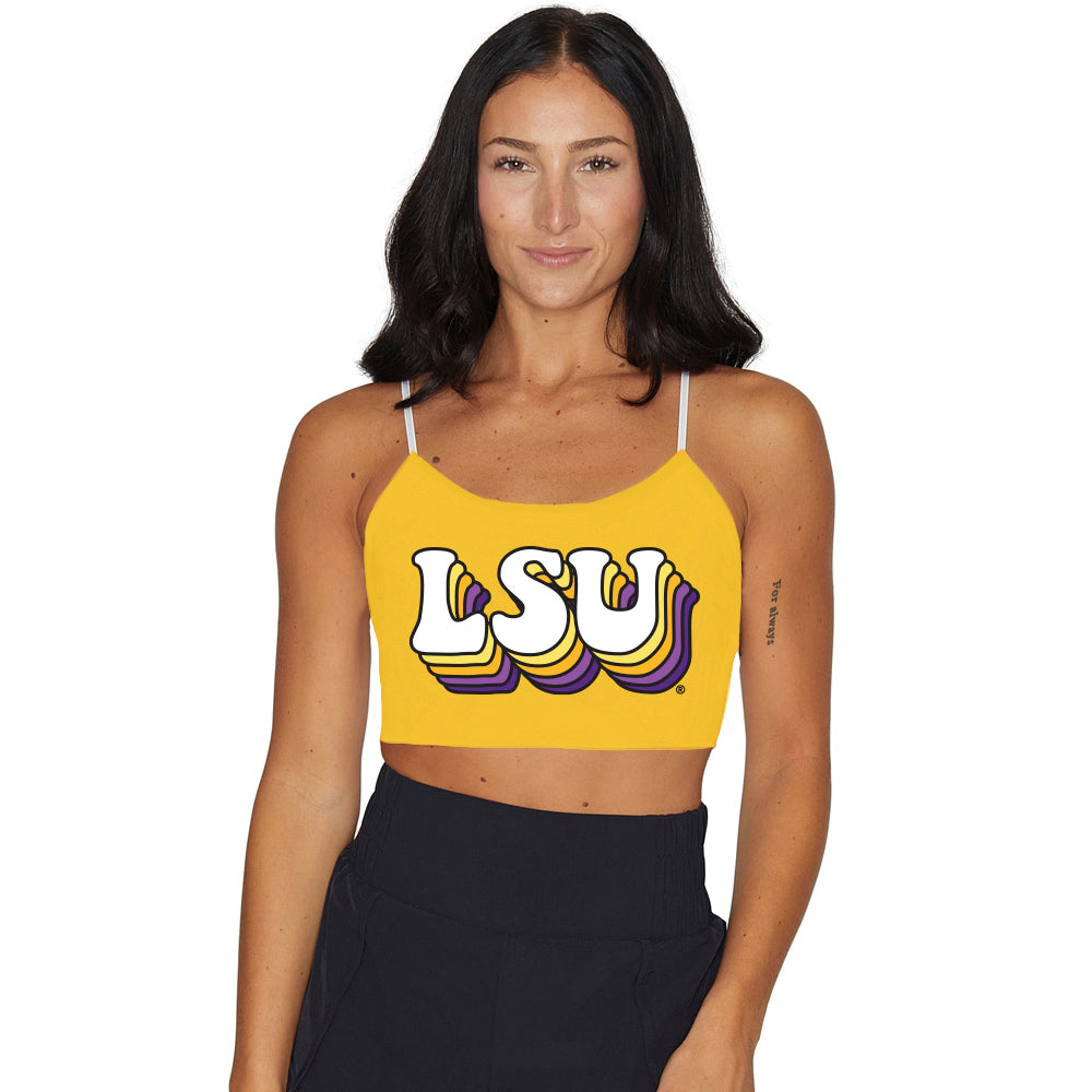 LSU Yellow Spaghetti Tank