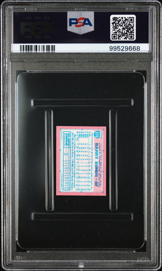 Graded 1991 Topps Micro Barry Bonds #570 Baseball Card PSA 10 Gem Mint