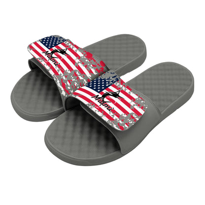 Miami Marins American Flag Slides