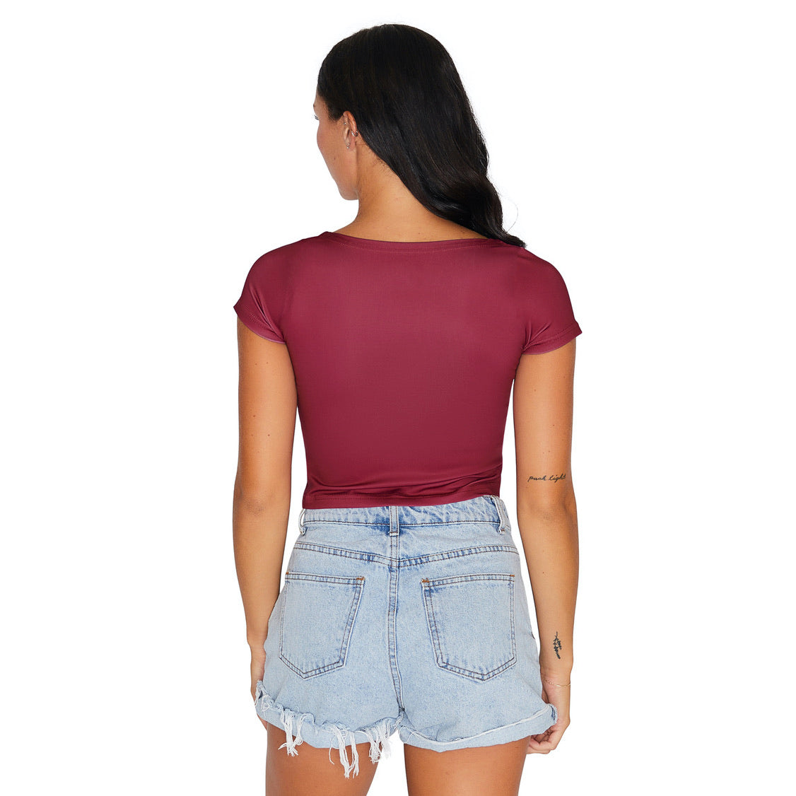 College of Charleston Maroon Babydoll Tee