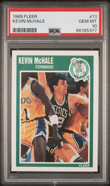Graded 1989 Fleer Kevin McHale #11 Basketball Card PSA 10 Gem Mint