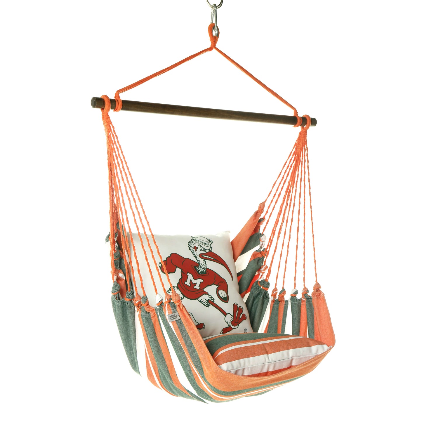 University of Miami Hurricanes Hanging Chair Swing | IBIS