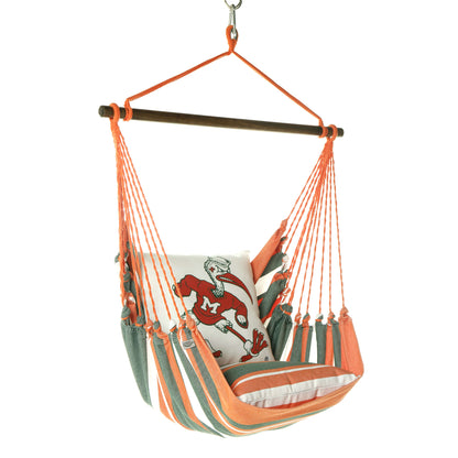 University of Miami Hurricanes Hanging Chair Swing | IBIS