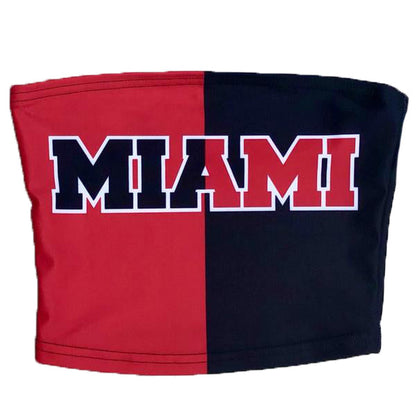 Miami University Two Tone Tube Top