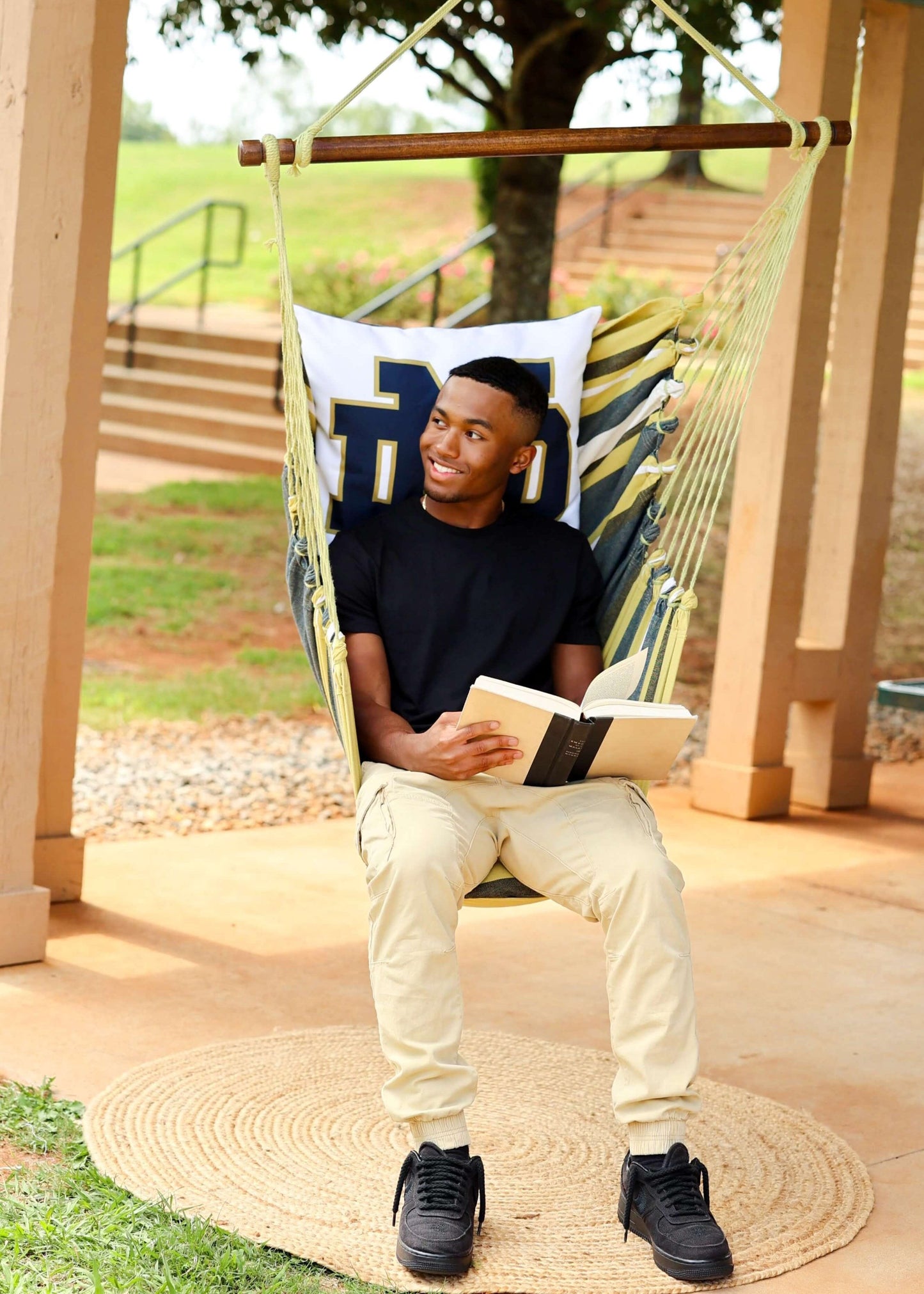 Notre Dame Fighting Irish Logo Hammock Chair Swing