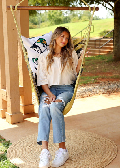 Notre Dame Fighting Irish Mascot Hammock Chair Swing