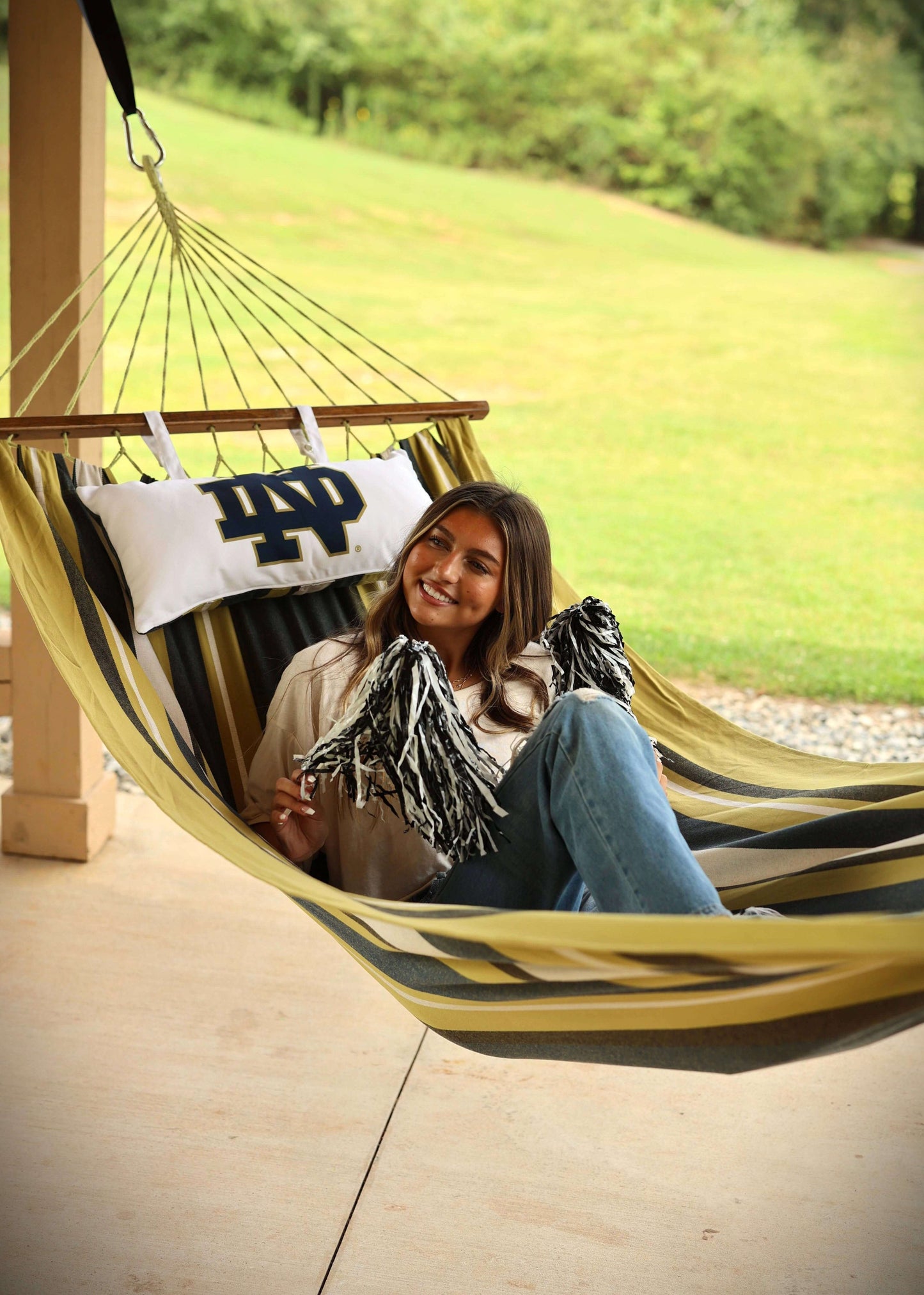Notre Dame Fighting Irish Logo Hammock