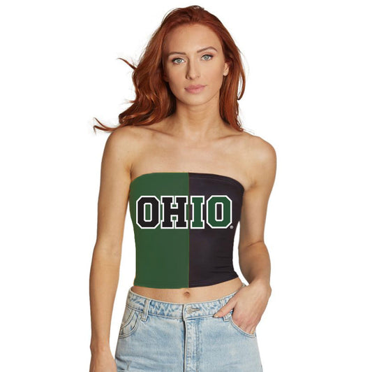 Ohio Bobcats Two Tone Tube Top