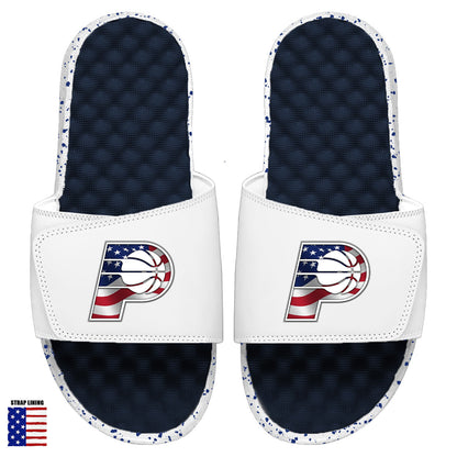 Indiana Pacers Navy Americana Slides