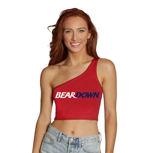 University of Arizona Red One Shoulder Top