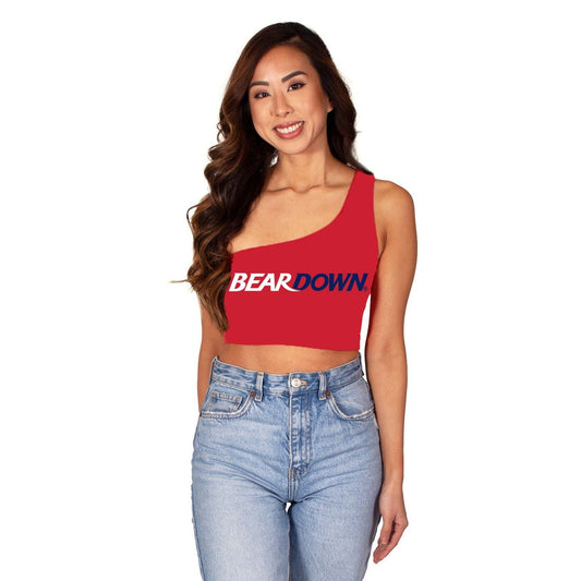 University of Arizona Red One Shoulder Top