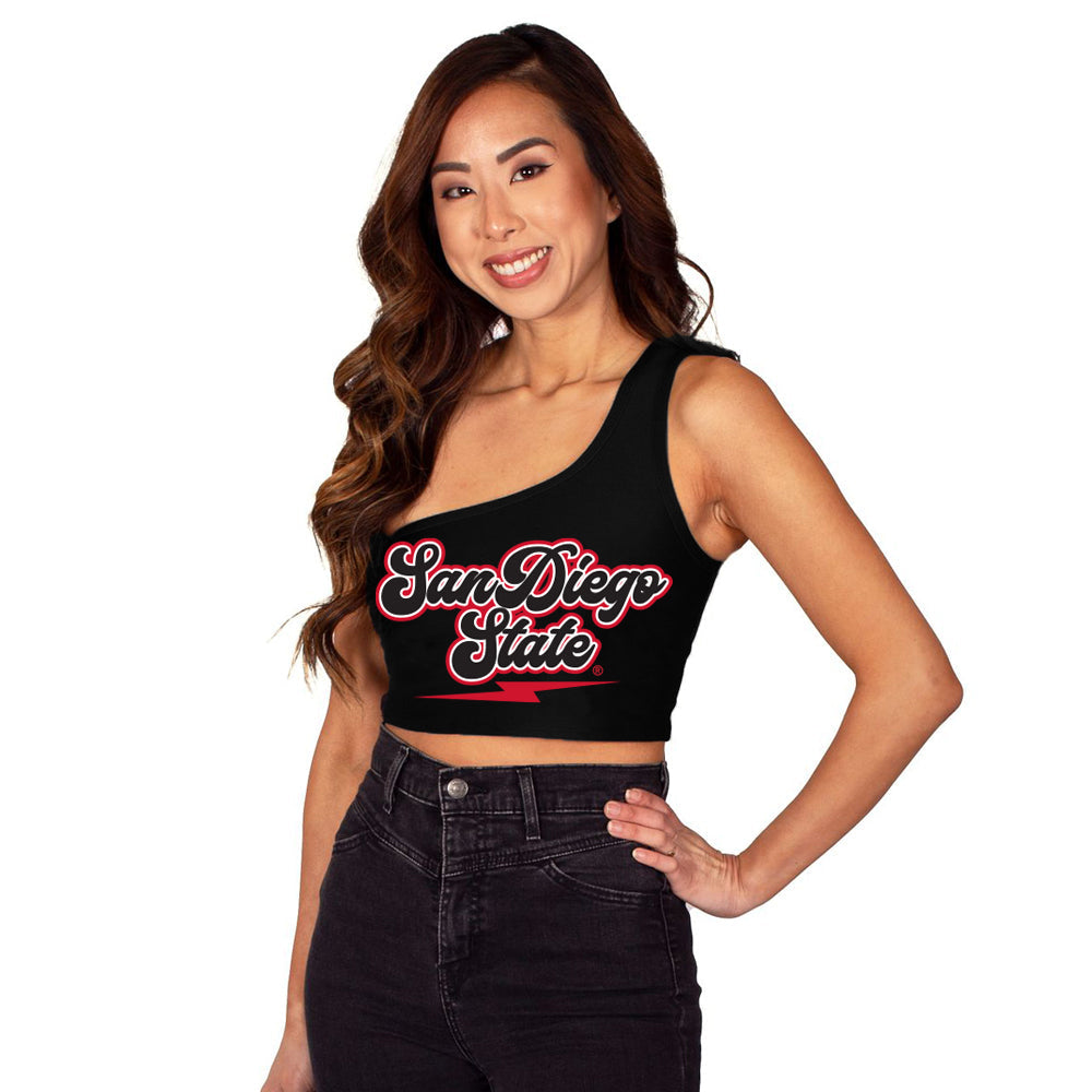 San Diego State One Shoulder Top