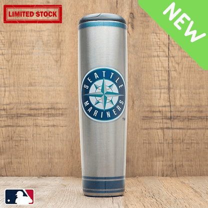 Seattle Mariners Metal Dugout Mug | Stainless Steel Baseball Bat Mug