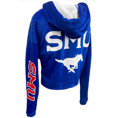 SMU Mustangs Varsity Furry Hoodie