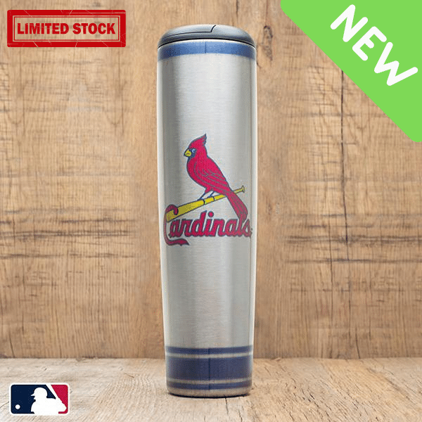 St. Louis Cardinals Metal Dugout Mug | Stainless Steel Baseball Bat Mug
