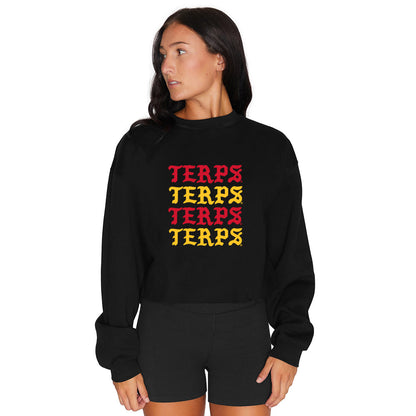 Maryland Terps Gothic Crewneck