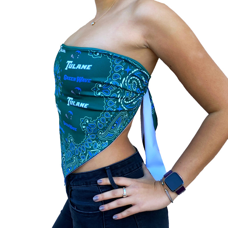 Tulane Bandana Top
