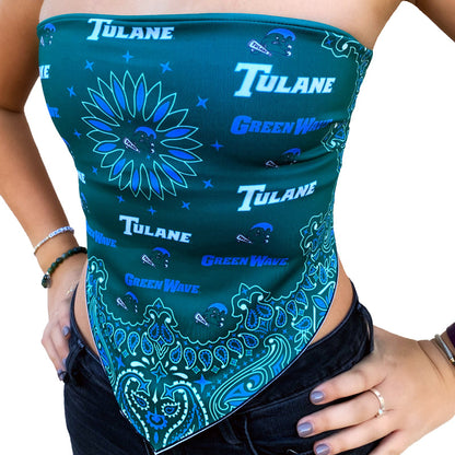 Tulane Bandana Top